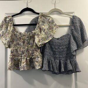 Cropped Floral Tops (2)